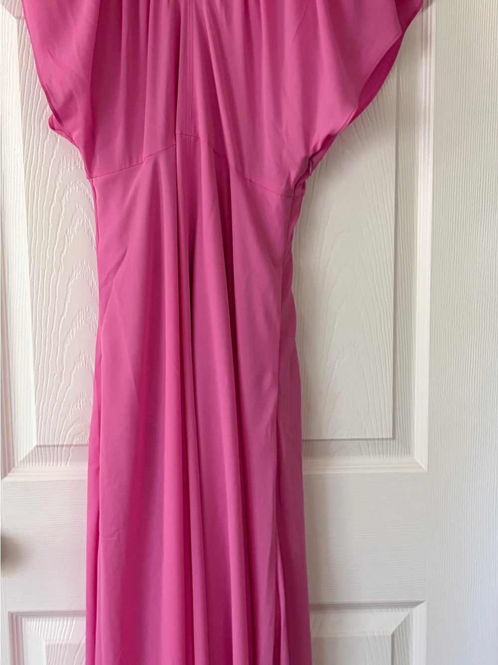 Flutter Sleeve Midi Flare Dress - Picture 7 of 8